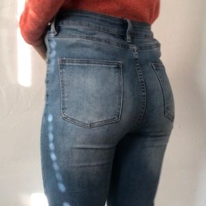 Bulldoze super skinny high rise jeans